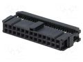 Connector: IDC; plug; female; PIN: 26; IDC; for ribbon cable; 2.54mm TE Connectivity 1658621-6