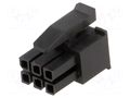 Connector: wire-board; plug; female; PIN: 6; Micro MATE-N-LOK; 3mm TE Connectivity 794617-6