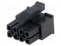 Connector: wire-board; plug; female; PIN: 8; Micro MATE-N-LOK; 3mm TE Connectivity 794617-8