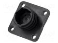 Connector: circular; socket; male; PIN: 9; w/o contacts; size 11 TE Connectivity CPC-206486-1
