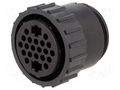 Connector: circular; plug; female; PIN: 22(2+20); w/o contacts TE Connectivity CPC-206612-1