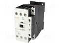 Contactor: 3-pole; NO x3; Auxiliary contacts: NO; 24VAC; 32A; 690V EATON ELECTRIC DILM32-10-24VAC