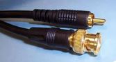 BNC TO PHONO PLUG - GOLD/3M PSG00556