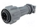 Connector: circular; plug; male; PIN: 4; 18A; 600V; EXPlora; IP68 BULGIN EXP-A911/04/P
