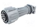 Connector: circular; plug; female; PIN: 5; 18A; 600V; EXPlora; IP68 BULGIN EXP-A911/05/S