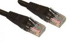 PATCH CORD, RJ45 PLUG, CAT6, 0.2M, BLACK PS11310