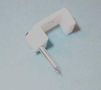 CABLE CLIP, POLYETHYLENE, 9MM, WHITE CHF-9MM WHITE