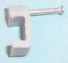 CABLE CLIP, POLYETHYLENE, 10MM, GREY CHF-10MM GREY
