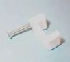 CABLE CLIP, POLYETHYLENE, 10MM, WHITE CHF-10MM WHITE