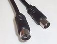 LEAD, COAX TV P-S, BLACK, 2M APFLY5