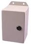 N4,12 ECLIPSE JR ENCLOSURE W/PANEL,10X8X6, STEEL, GRAY EJ1086