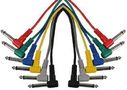 PATCH LEAD, JACK 300MM PK6 300MM PATCH LEADS