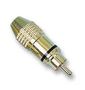 PHONO PLUG, GOLD/BLACK PSG01823