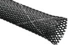 SLEEVING, EXPANDABLE, 6.35MM, BLACK/WHITE TRACER,, 100FT SPC20169