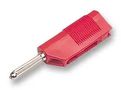 PLUG, 4MM, STACKABLE, RED, PK5, VON 930435101
