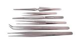 TWEEZER SET, 6PC, STAINLESS STEEL JS-181T