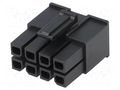 Connector: wire-wire/PCB; plug; female; PIN: 8; Mega-Fit; straight MOLEX MX-171692-0108