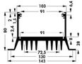 HEAT SINK CASE SK 61/100 SA