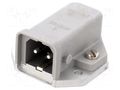 Connector: rectangular; ST; socket; male; PIN: 2; tinned; IP54; 16A HIRSCHMANN STASAP-2B