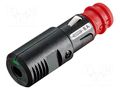 Cigarette lighter plug; screw terminal; Sup.volt: 12÷24VDC; 8A PRO CAR PROCAR-67722100