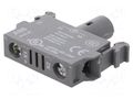 Illuminating unit; 22mm; Illumin: LED; front; 230VAC; white; 8÷15mA ABB MLBL-07W