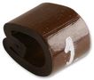 CABLE MARKER, Z13, 1, BROWN, PK100 6171101