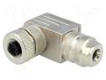 Connector: M12; plug; PIN: 5; female; angled 90°; IP67; for cable MURRELEKTRONIK 7000-13421-0000000
