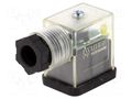 Connector: valve connector; plug; form B; 11mm; female; PIN: 3; 110V MURR ELEKTRONIK 7000-29885-0000000