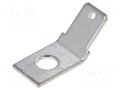 Terminal: flat; 6.3mm; 0.8mm; male; M3,5; screw; brass; tinned DEGSON ELECTRONICS K21-00AH