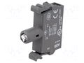 Illuminating unit; 22mm; Illumin: LED; front; 230VAC; blue; 8÷15mA ABB MLBL-07L