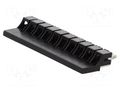 Screw bridge; black; ways: 10 POKÓJ ZKN-2.5-10-BK