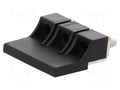 Screw bridge; black; ways: 3 POKÓJ ZKN-4-3-BK