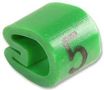 CABLE MARKER, Z13, 5, GRN, PK100 6171505