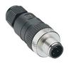 SENSOR CONN, M12, PLUG, 4POS, SCREW RSC 4/9
