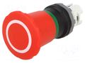 Switch: emergency stop; 22mm; Stabl.pos: 2; red; none; IP66; MPI ABB MPEP4-10R