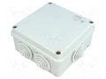 Enclosure: junction box; X: 100mm; Y: 100mm; Z: 50mm; wall mount ABB ABB-00816