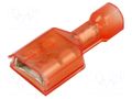 Terminal: flat; 6.3mm; 0.8mm; female; 0.32÷0.82mm2; crimped; tinned TE Connectivity 2-520183-2