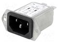 Connector: AC supply; socket; male; 10A; 250VAC; C14 (E); 5120; 40mm SCHURTER 5120.0006.0