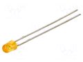 LED; amber; 3mm; 140÷680mcd; 65°; Front: convex; 2.05÷2.4VDC LITEON LTL42NKFD