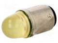 LED lamp; yellow; BA15D; 24VDC; 24VAC POLAM-ELTA LY-BA15D-24AC/DC