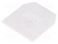 End/partition plate; grey; polyamide; 1mm POKÓJ PSU-10-GY