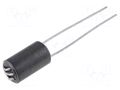 Inductor: ferrite; Number of coil turns: 3; Imp.@ 25MHz: 860Ω RICHCO RRH6-1-30-K5B
