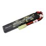 Gens ace 25C 1000mAh 2S1P 7.4V Airsoft Gun Lipo Battery with mini Tamiya Plug, Gens ace GEA10002S25T