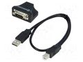 Converter; RS422/485/USB; Number of ports: 1; IP50; 41x38x22mm BRAINBOXES US-320