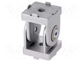 Hinge; for profiles; Width of the groove: 6mm; aluminium FATH FA-093G30AN06