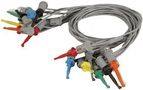 TEST LEAD SET, 500MM, 60V, 6A, PK8 76-004A