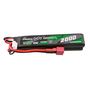 Gens Ace 25C 2000mAh 2S2P 7.4V Saddle Airsoft Gun Lipo Battery with Mini Deans(T) Plug, Gens ace GEA20002S25D2