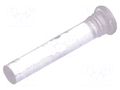 Fiber for LED; Ø2.2mm; L: 8.3mm; round; Front: flat; straight MENTOR 1292.1501