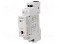 Staircase timer; for DIN rail mounting; 12÷240VAC; 12÷240VDC ZAMEL ASM-01/U