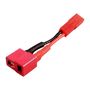 Gens ace JST-SYP-2P female to Deans(T) female Adapter, AWG#20 30mm, Gens ace GEAJSTF2TF